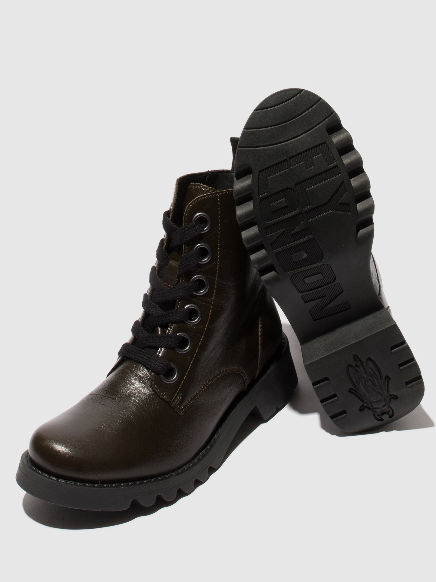 Lace-up Ankle Boots RAGI539FLY AZALEA KHAKI
