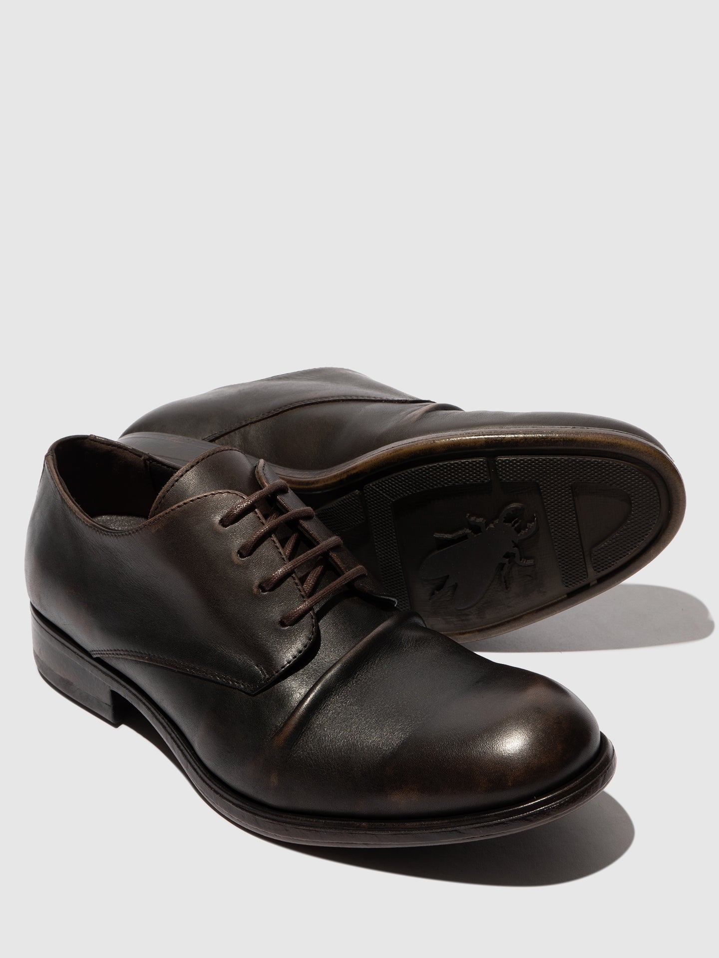 Lace-up Shoes MASK576FLY WASHED BROWN