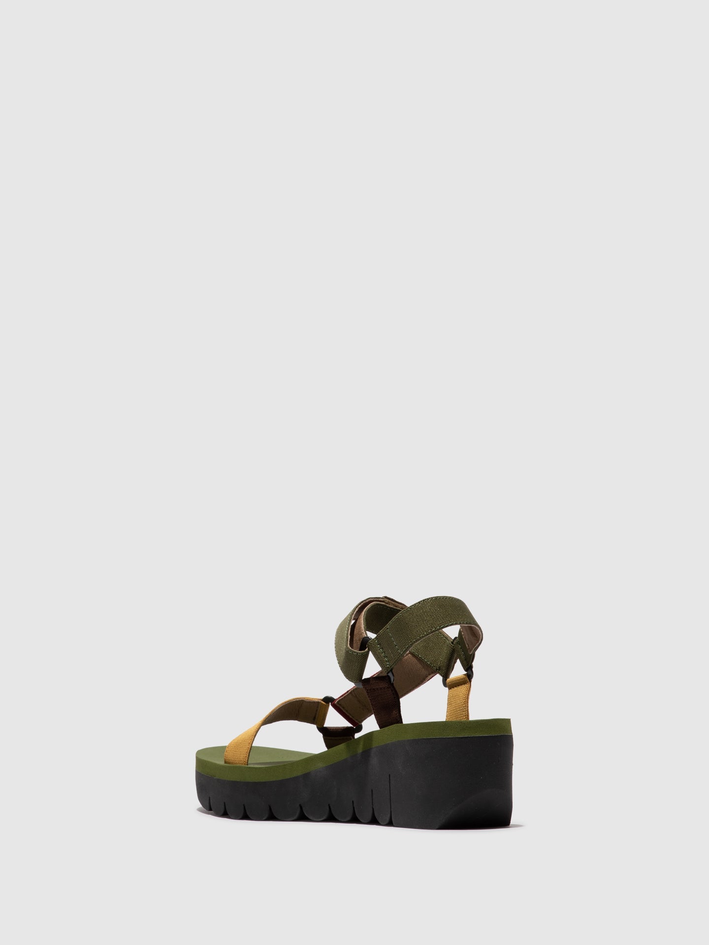 Velcro Sandals YEFA726FLY MILITARY/MULTICOLOR/ARMY GREEN