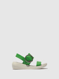 Buckle Sandals BANI739FLY GREEN