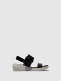 Buckle Sandals BANI739FLY BLACK