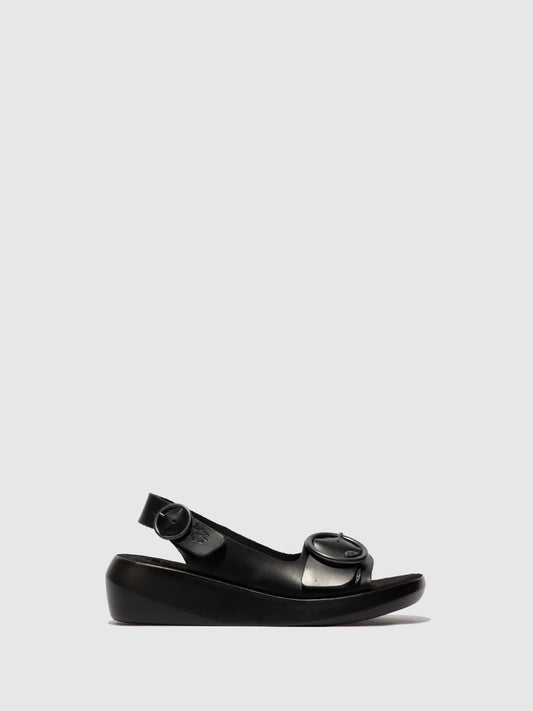 Slingback-Sandalen BERK754FLY BRIDLE BLACK
