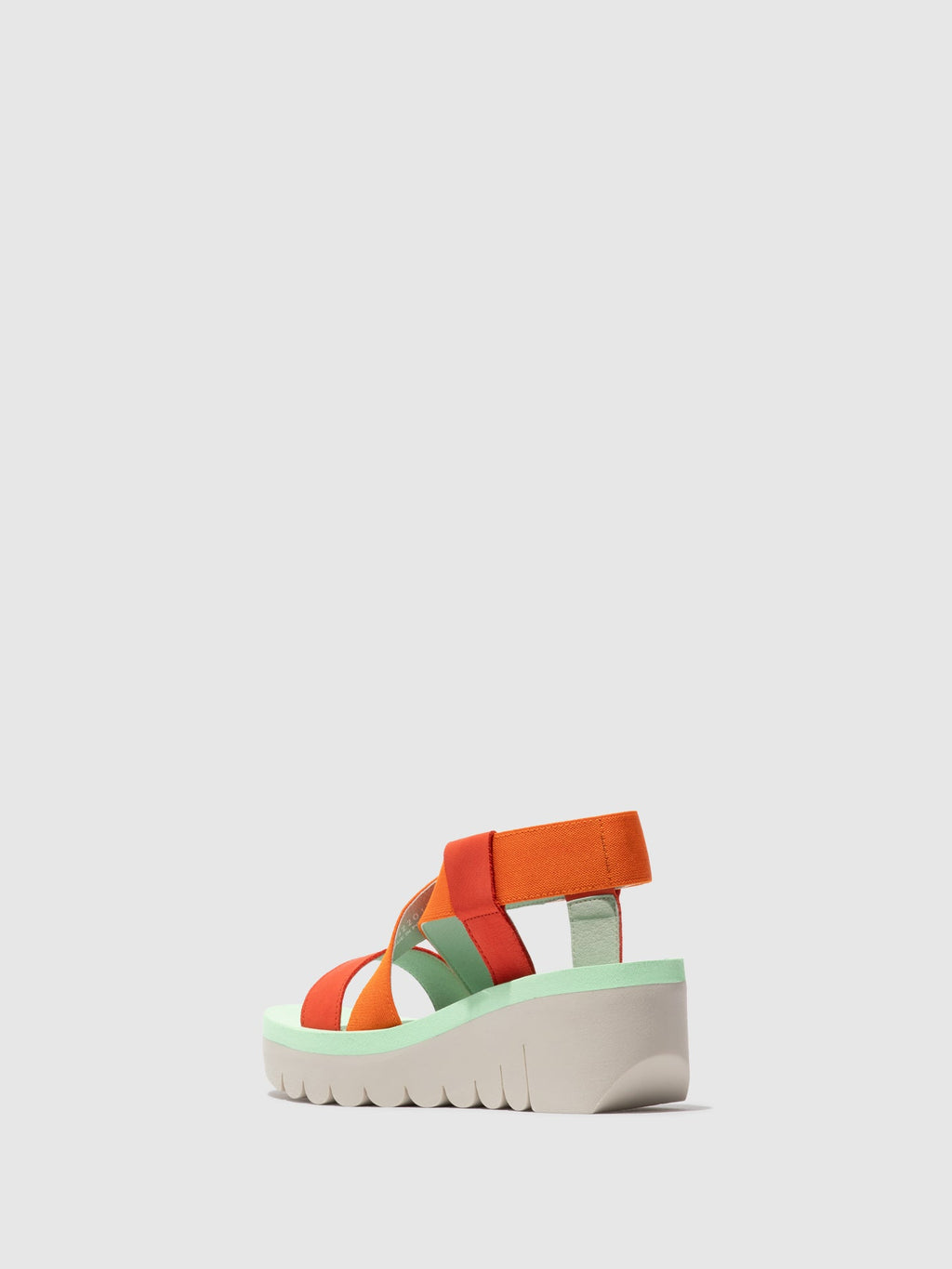 Sling-Back Sandals YABI922FLY DEVIL RED/ORANGE/SPEARMINT