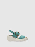 Sling-Back Sandals DIGO939FLY TURQUOISE