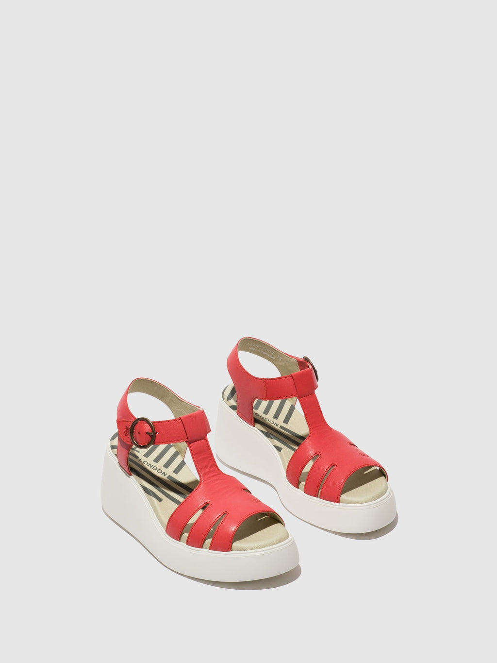 T-Strap Sandals DUMA955FLY RASPBERRY