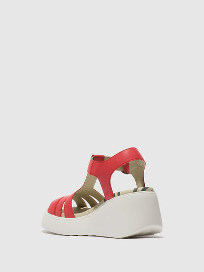 T-Strap-Sandalen DUMA955FLY RASPBERRY