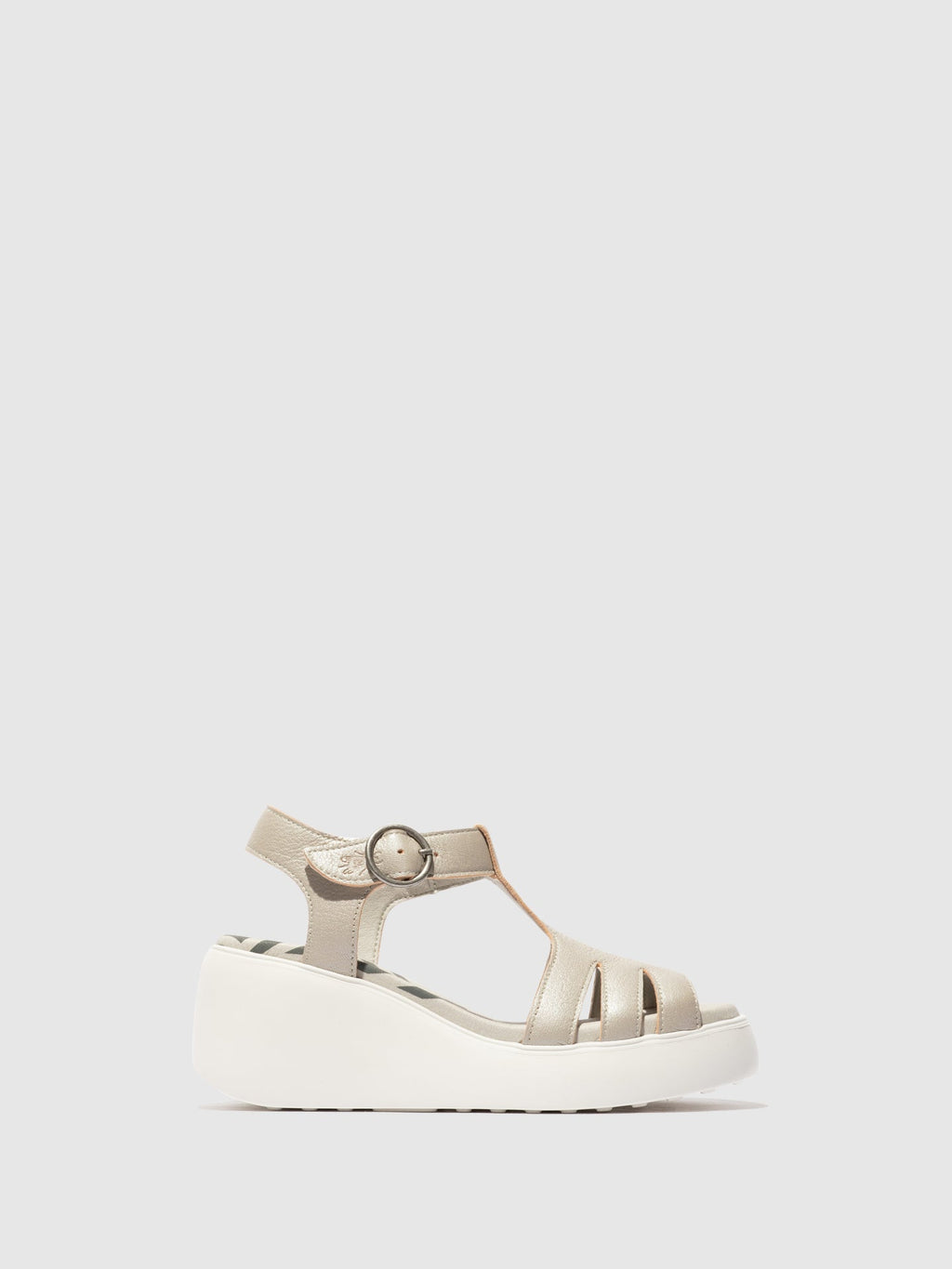 T-Strap Sandals DUMA955FLY SILVER