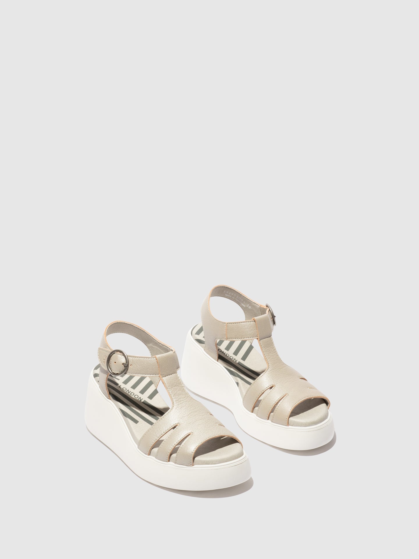 T-Strap Sandals DUMA955FLY SILVER