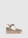 T-Strap Sandals GAIT959FLY Light Brown