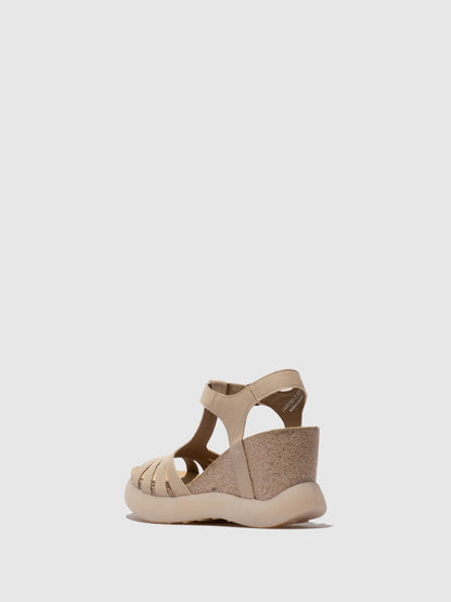 T-Riemen Sandalen GAIT959FLY Hellbraun