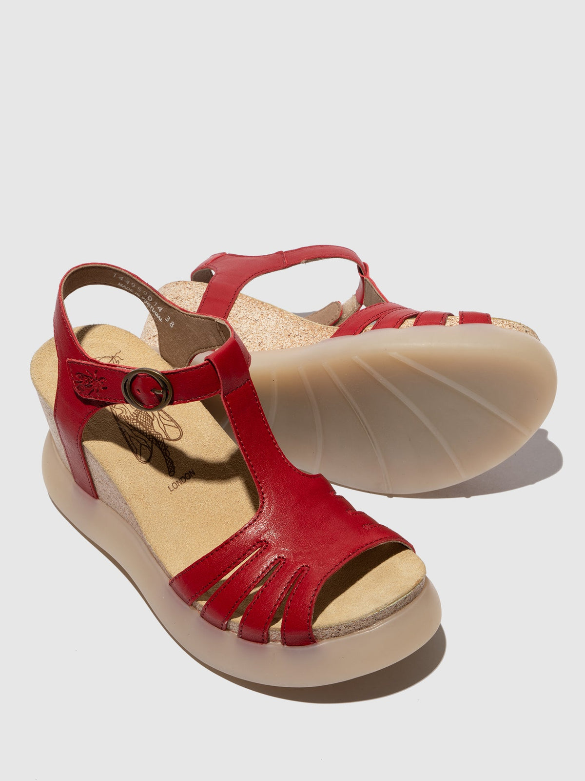 T-Strap-Sandalen GAIT959FLY CHERRY