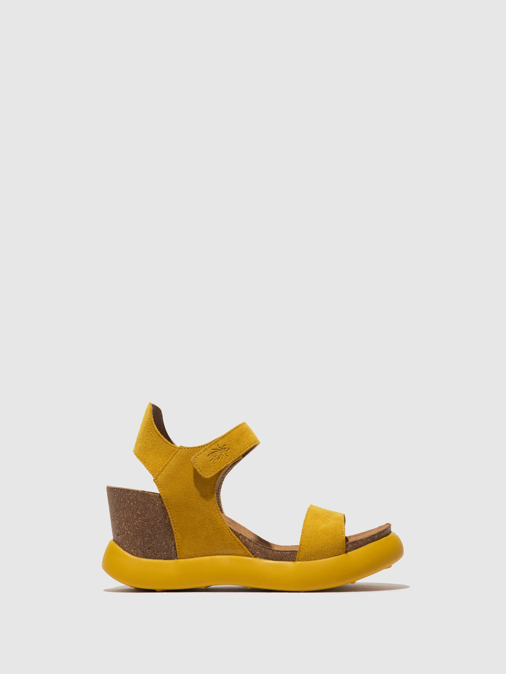 Velcro Sandals GOGO967FLY SUEDE YELLOW