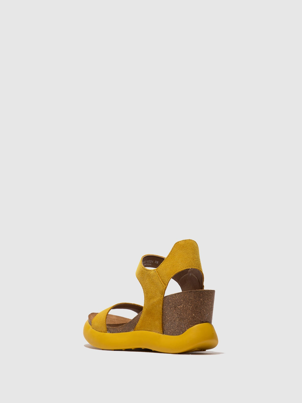 Velcro Sandals GOGO967FLY SUEDE YELLOW