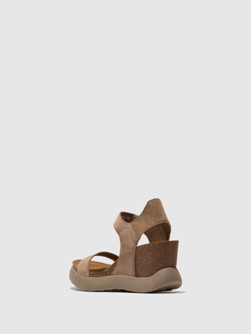 Velcro Sandals GOGO967FLY SUEDE TAUPE