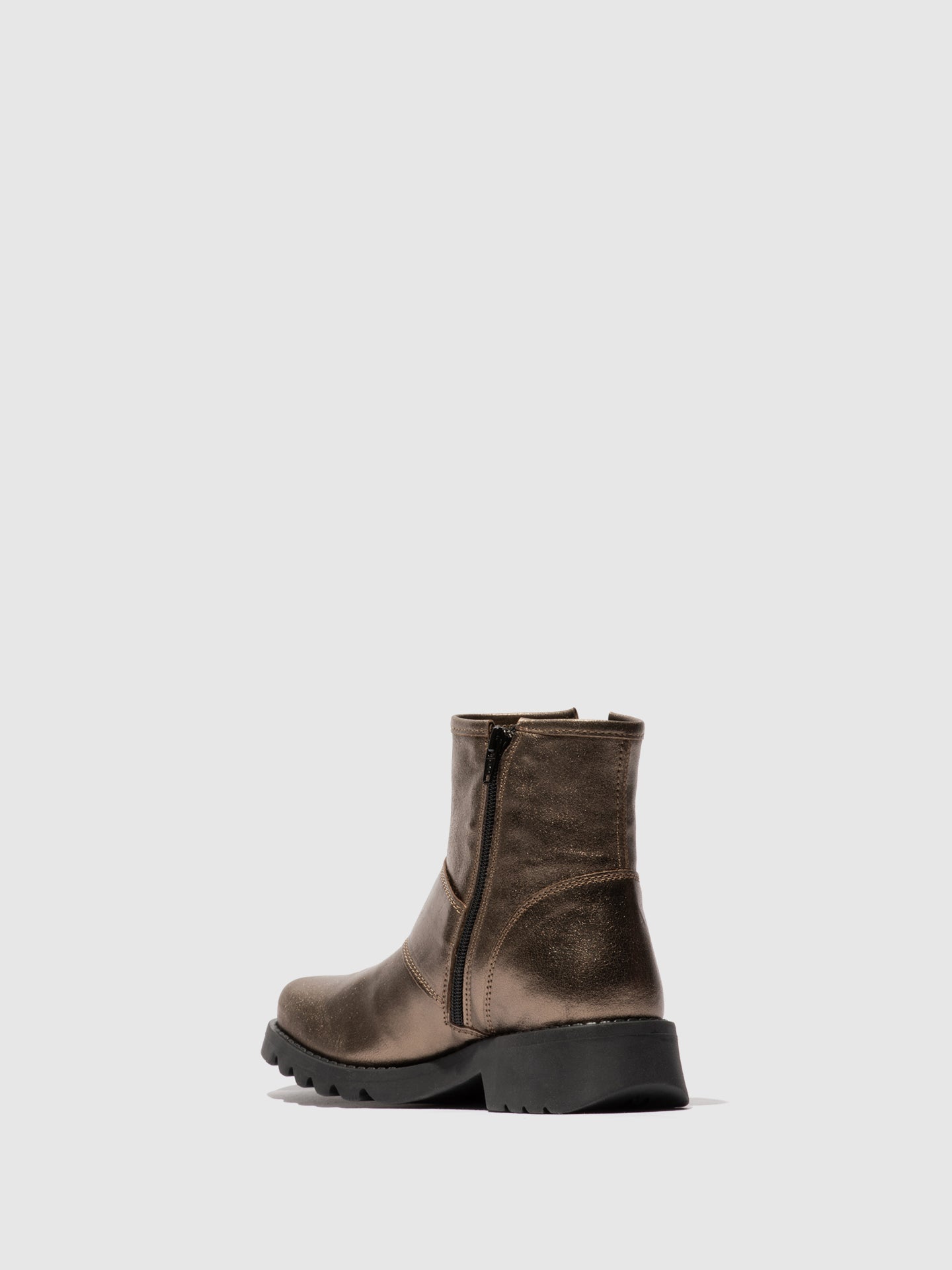 Buckle Ankle Boots RILY991FLY DARK GOLD