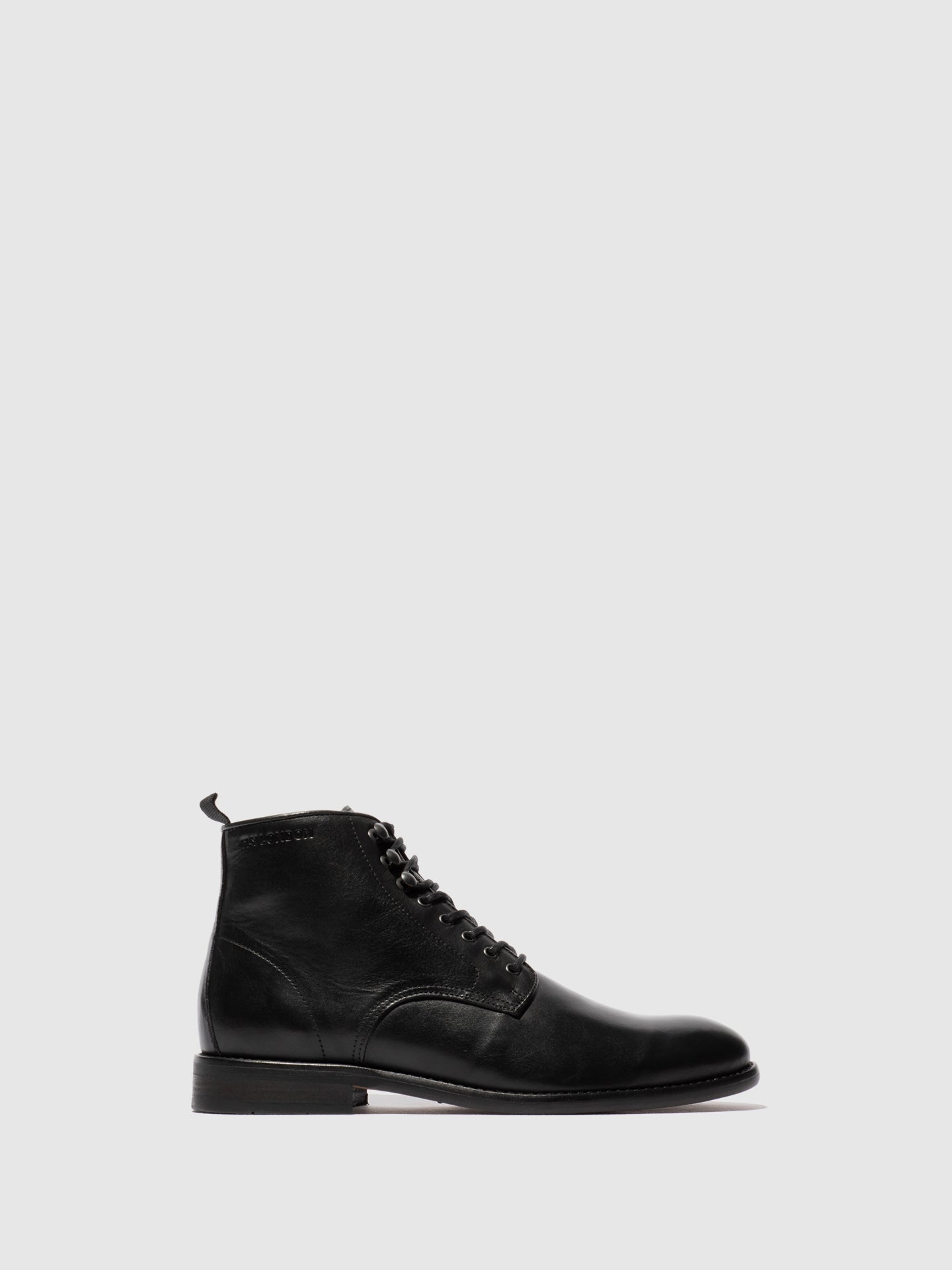 Lace-up Ankle Boots WERN002FLY BURN BLACK