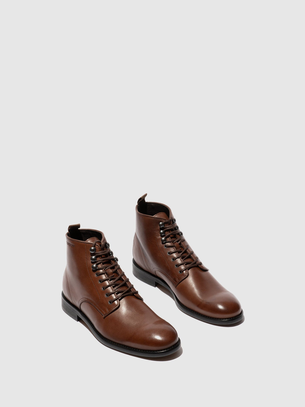 Lace-up Ankle Boots WERN002FLY BROWN