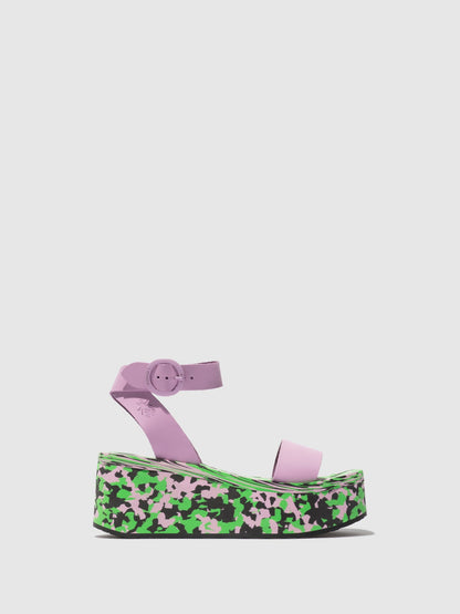 Plateau-Sandalen CAMU034FLY VIOLET