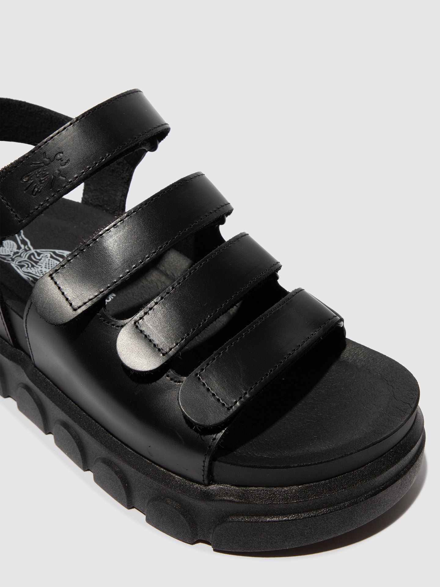 Velcro Sandals CLAD038FLY BLACK