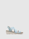 Elasticated Sandals NOLI056FLY SKY BLUE