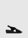 Sling-Back Sandals NABI058FLY BLACK