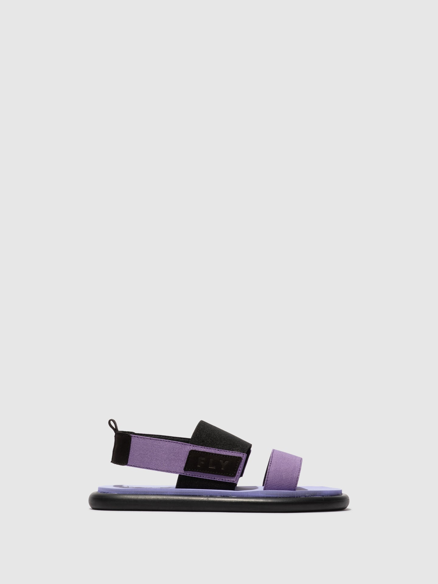 Sling-Back Sandals OICH064FLY BLACK/VIOLET/VIOLET