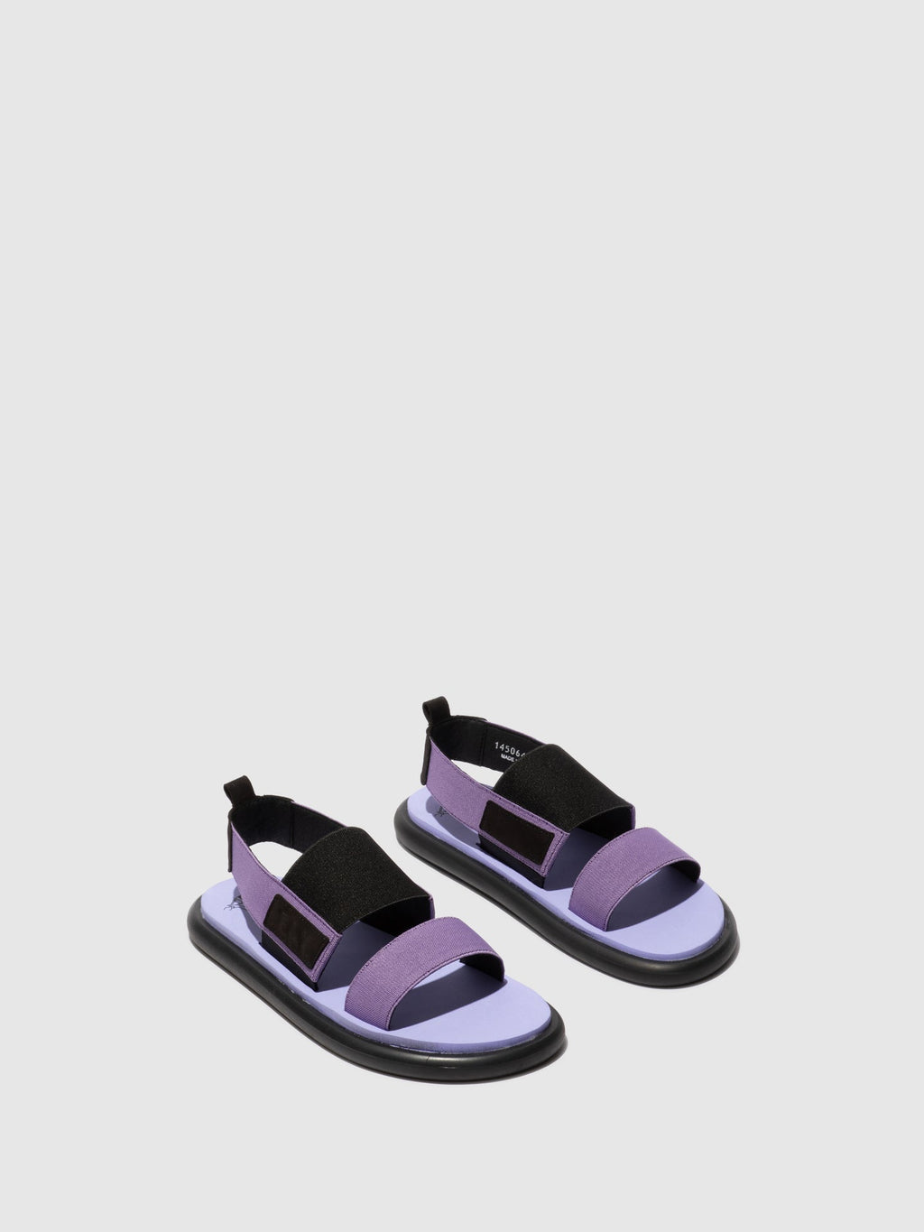 Sling-Back Sandals OICH064FLY BLACK/VIOLET/VIOLET