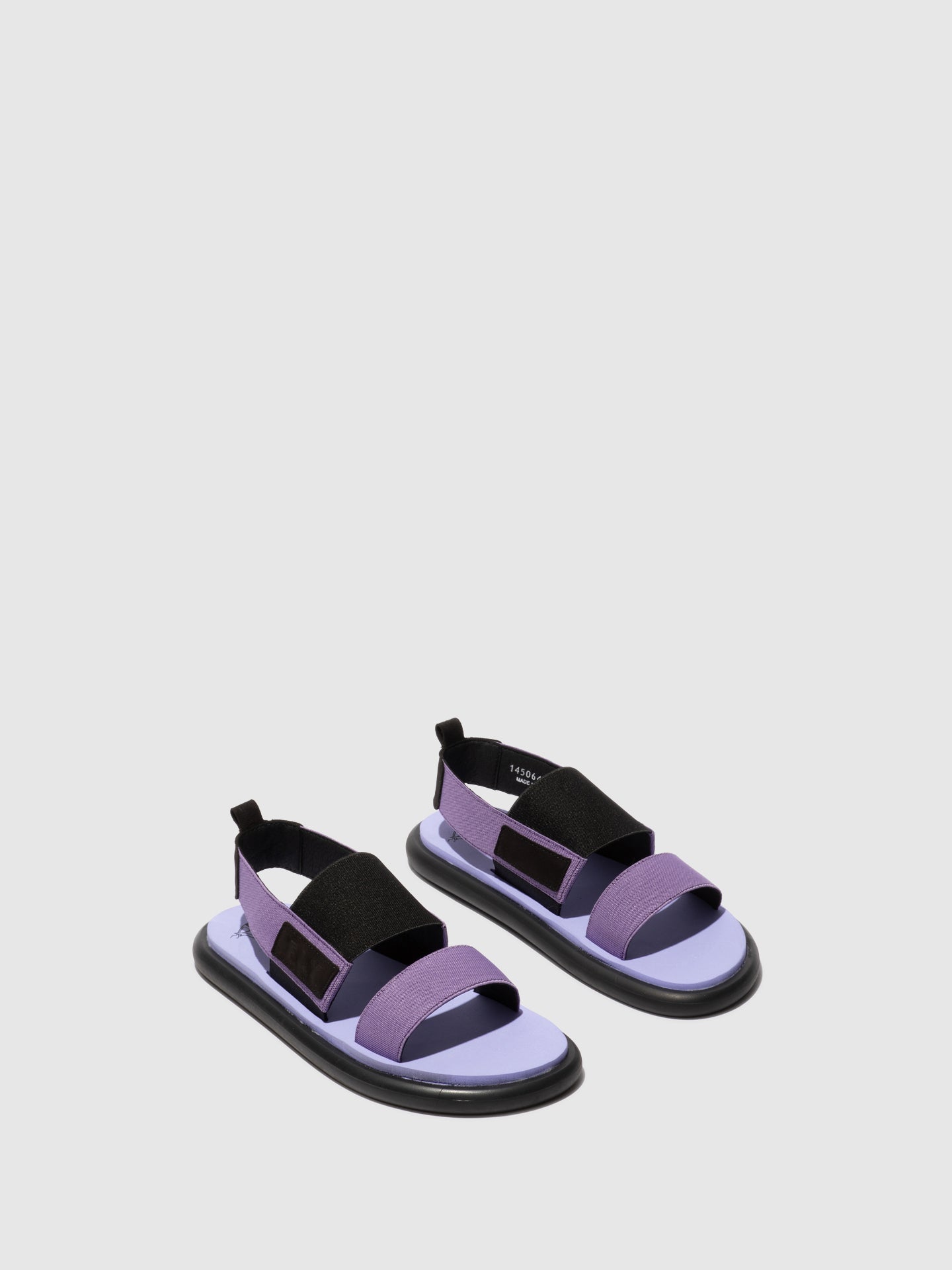 Sling-Back Sandals OICH064FLY BLACK/VIOLET/VIOLET