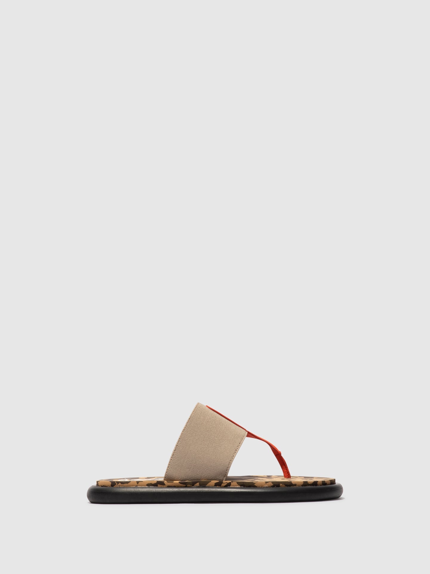 Slip-on Sandals ONIA065FLY SCARLET/TAUPE/CAMU