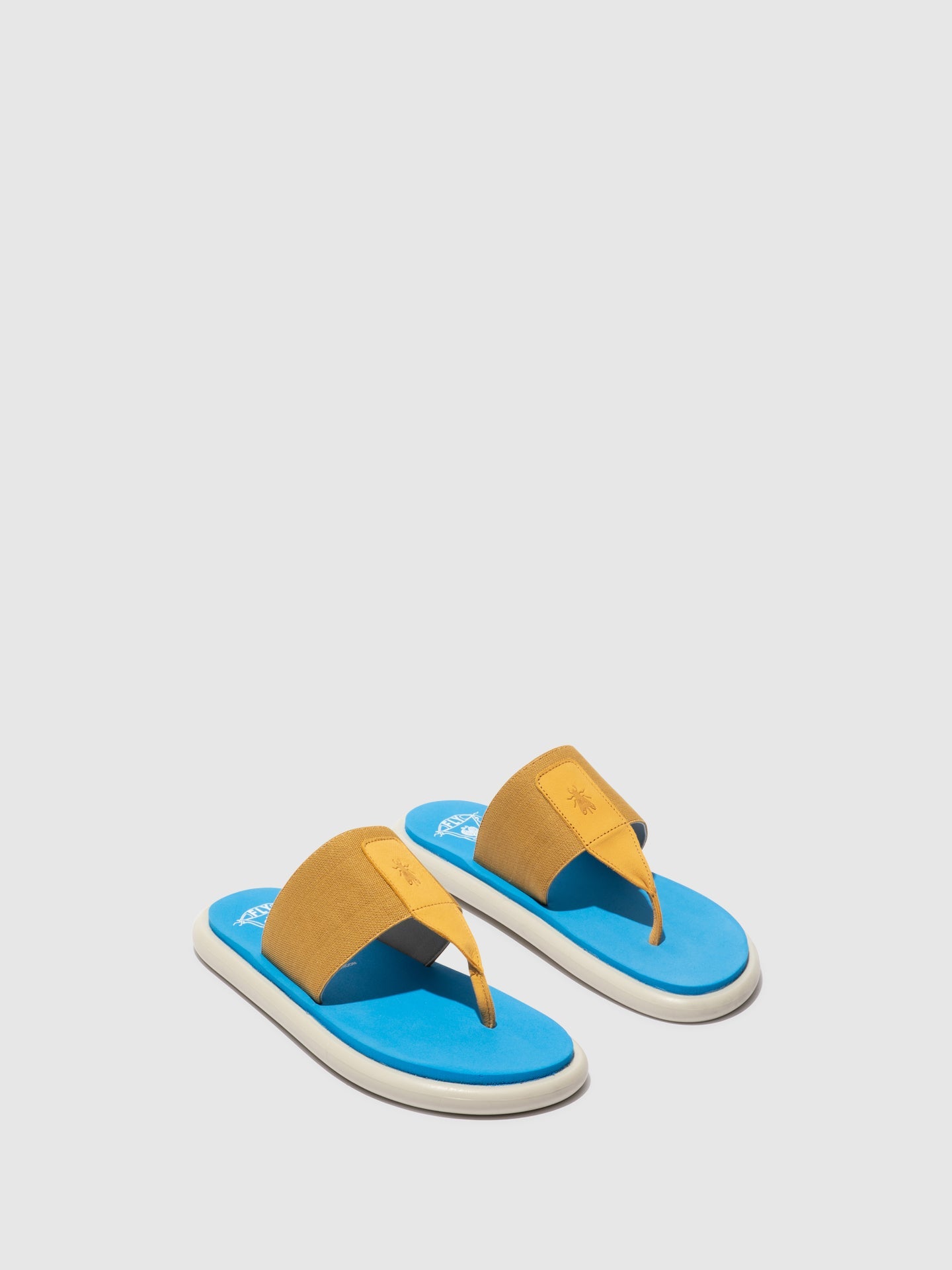 Slip-on Sandals ONIA065FLY YELLOW/YELLOW/AZURRE