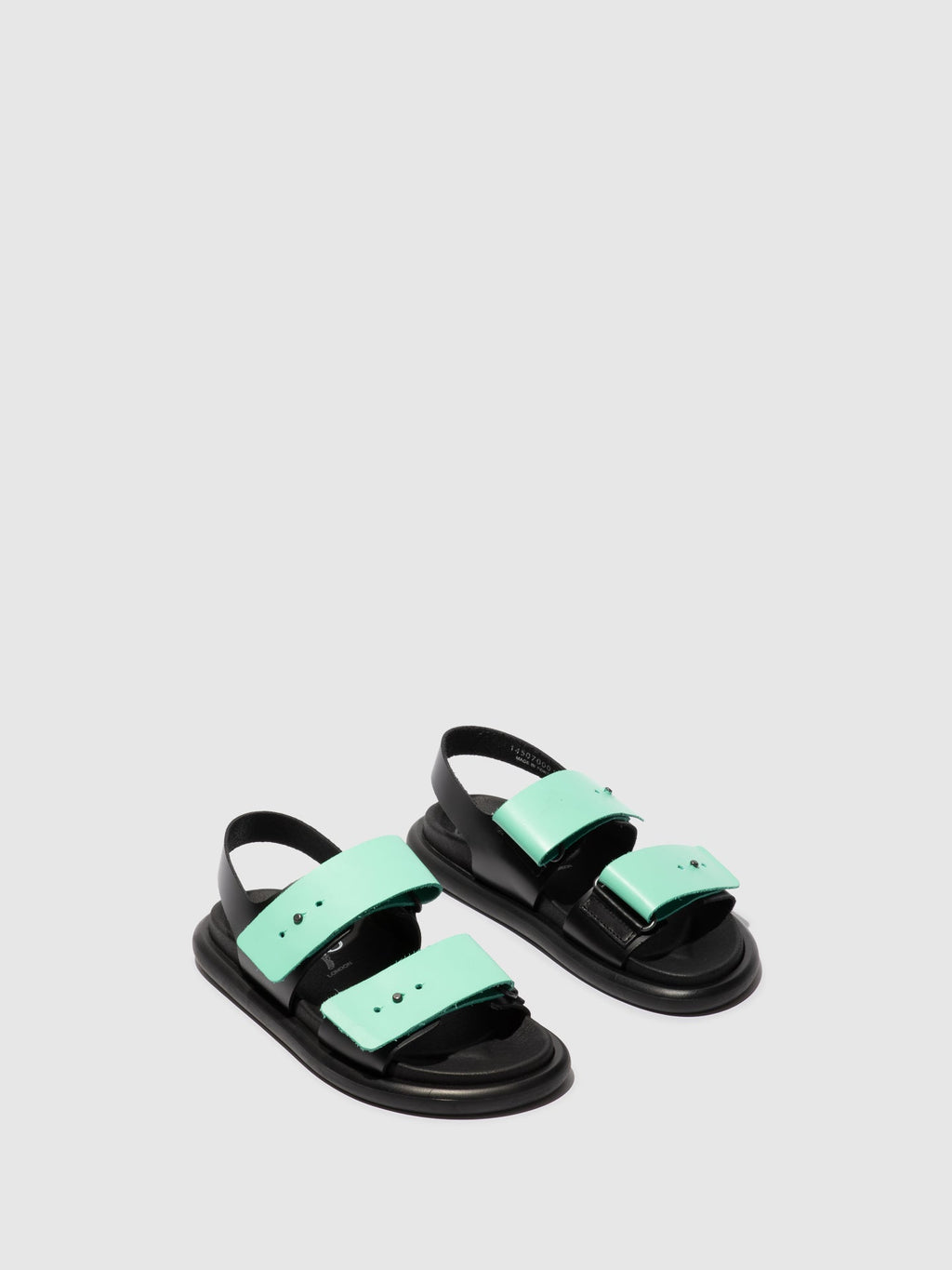 Sling-Back Sandals PAFI070FLY BLACK/SPEARMINT
