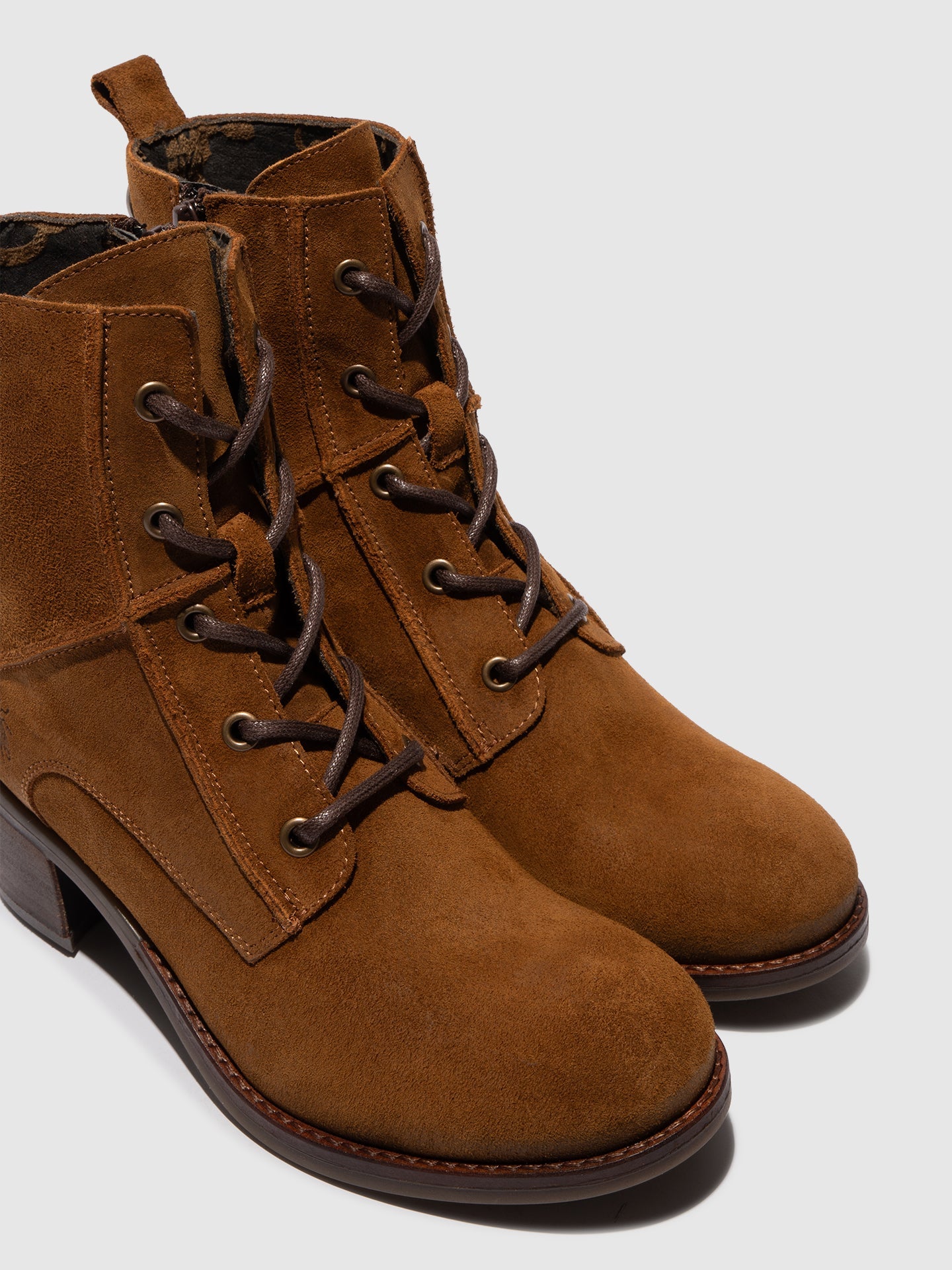 Lace-up Ankle Boots ZORE109FLY TOBACCO