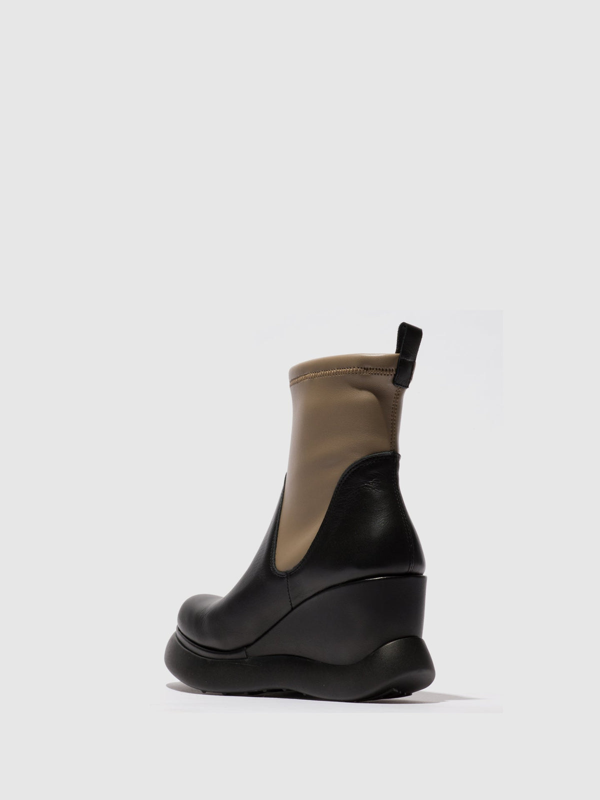 Slip-on Stiefeletten GLAF130FLY SCHWARZ//TAUPЕ