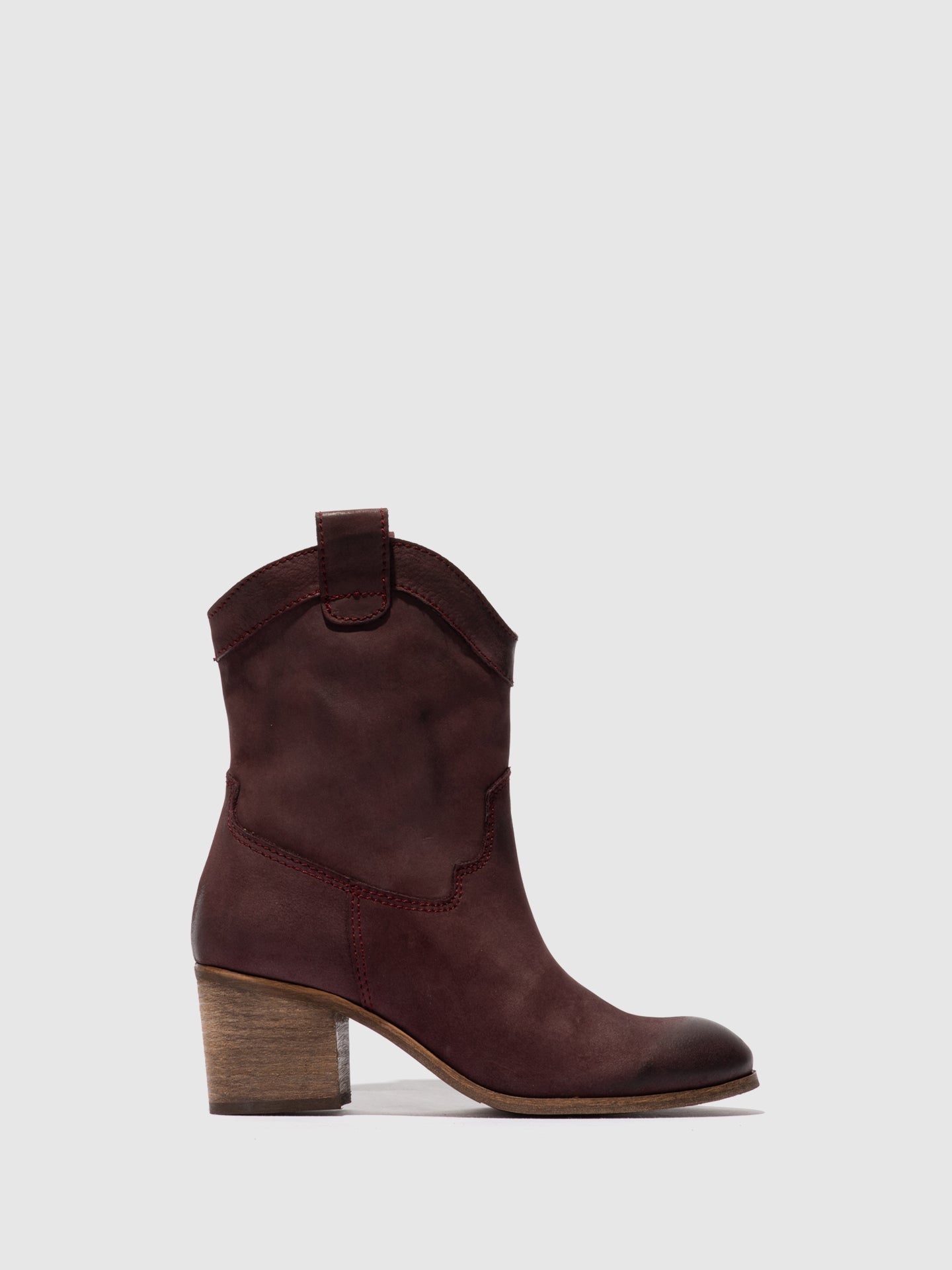 Reißverschluss-Stiefeletten DAXI166FLY BURGUNDY
