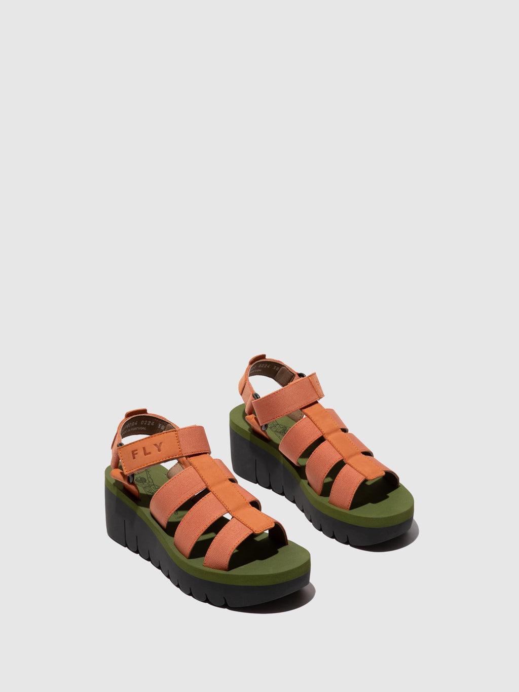 Strappy Sandals YOJI198FLY TEA ROSE/TEA ROSE/ARMY GREEN