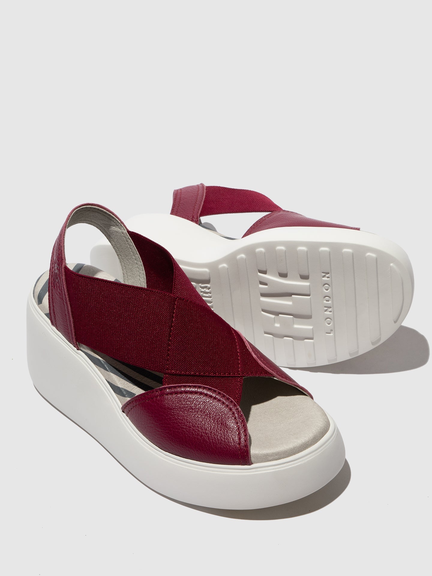 Elasticated Sandals DAIF216FLY BERRY
