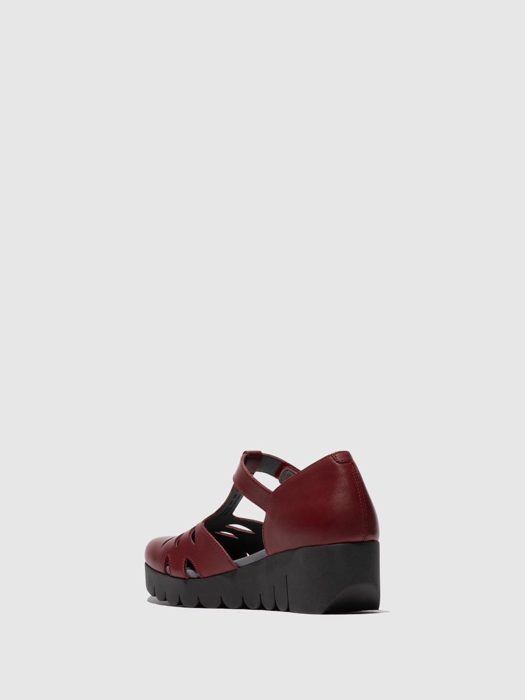 Velcro Shoes VELT224FLY BURGUNDY