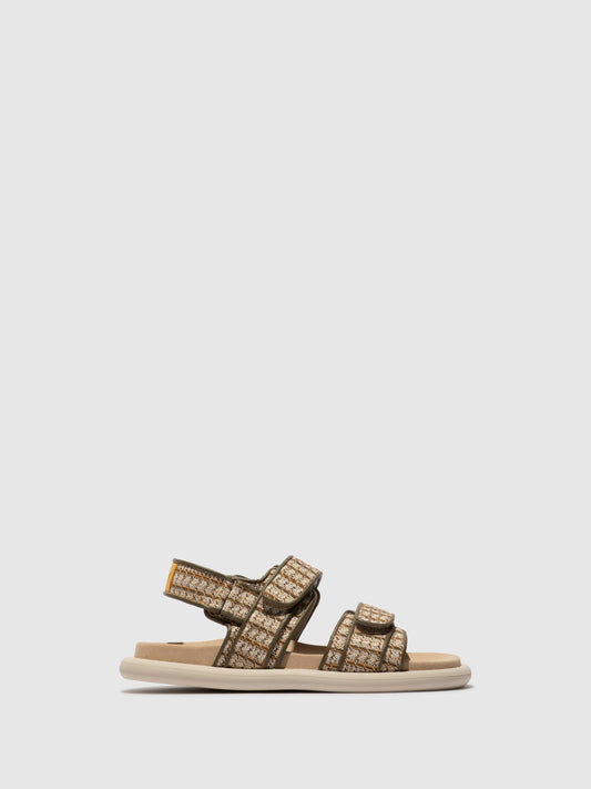 Slingback-Sandalen PAAV228FLY KHAKI/BUMBLEBEE