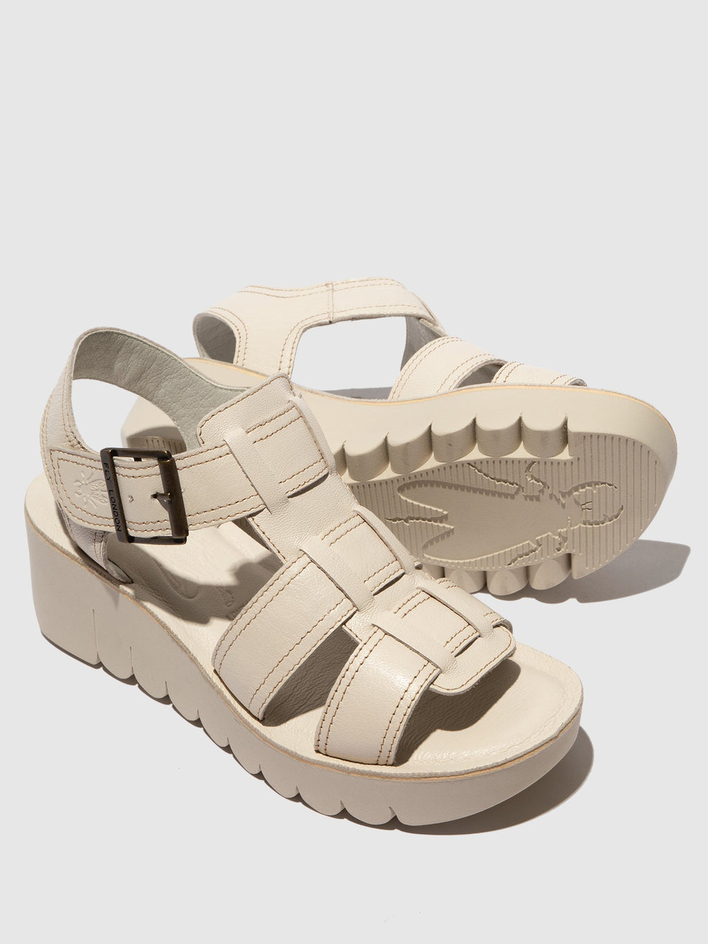 Sling-Back Sandals YUDD236FLY OFF WHITE