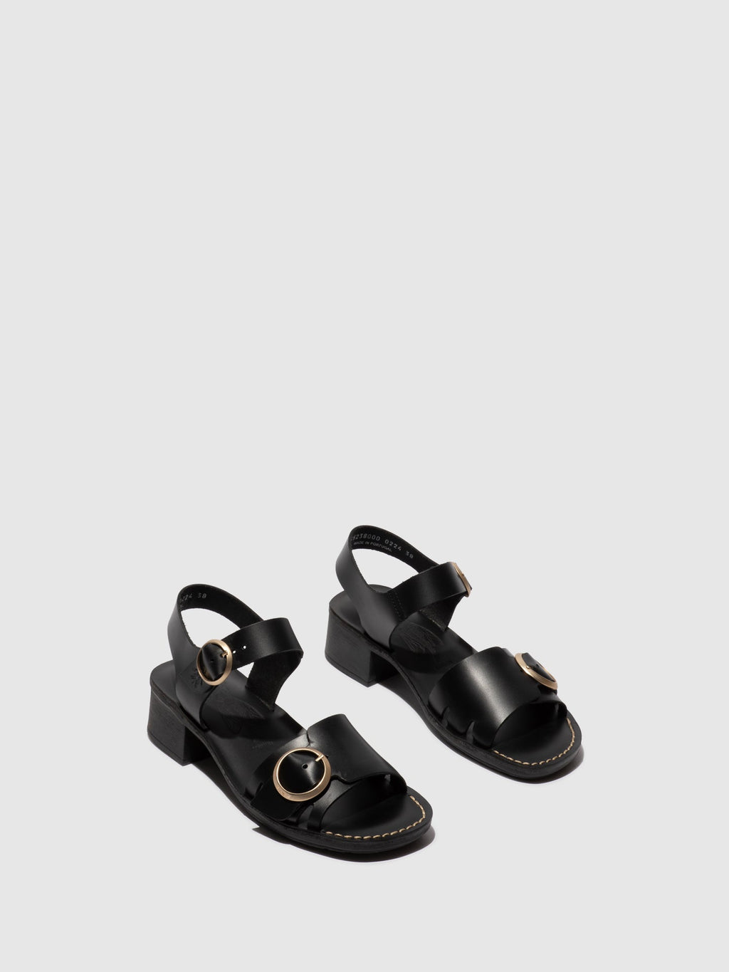 Buckle Sandals EBLI238FLY BLACK
