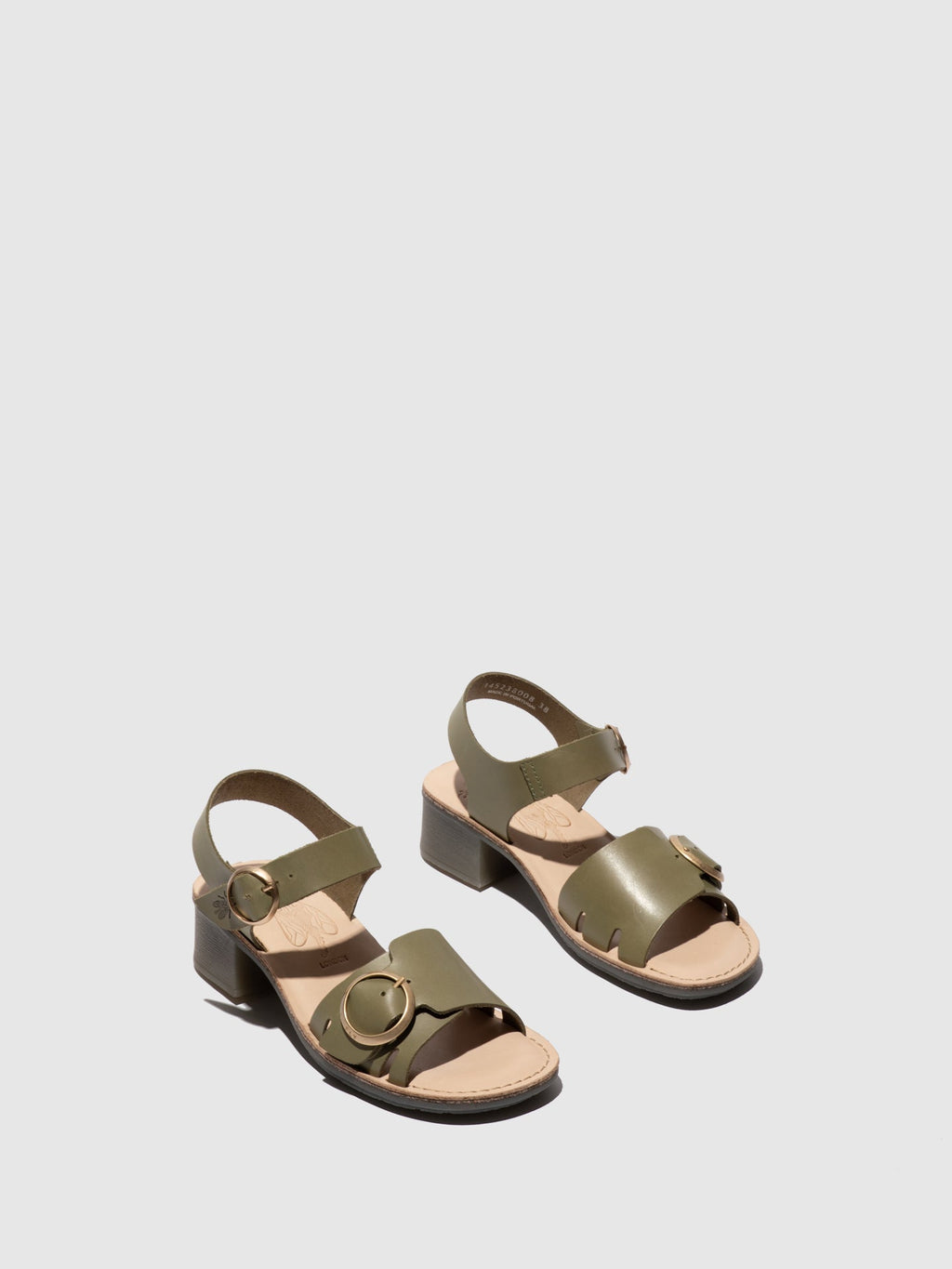 Buckle Sandals EBLI238FLY SMOG/NATURAL