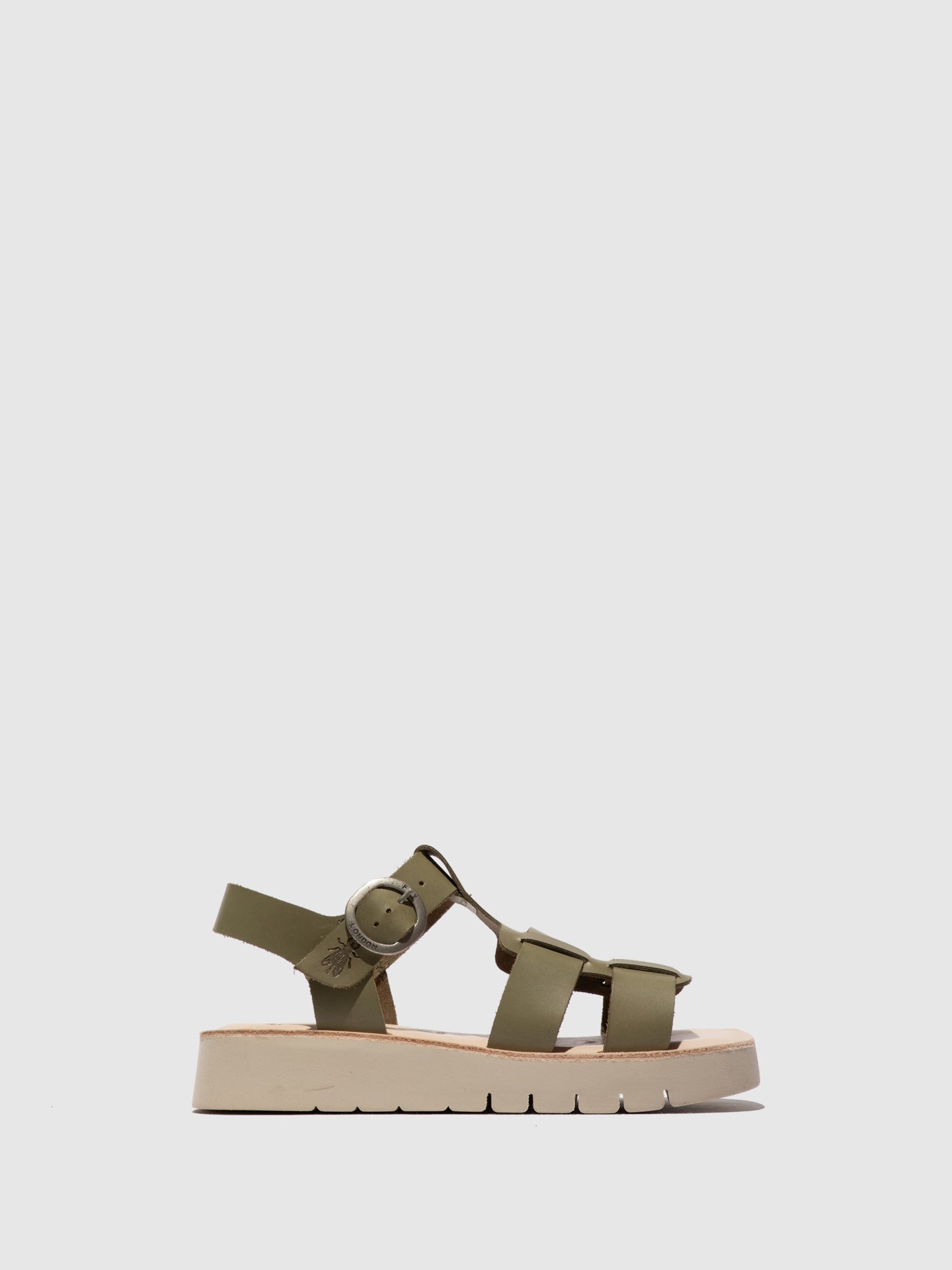 Buckle Sandals SUDY246FLY SMOG/NATURAL
