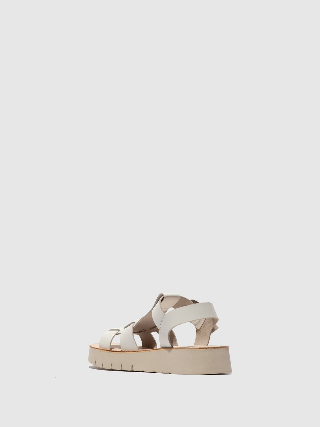 Buckle Sandals SUDY246FLY WHITE/NATURAL
