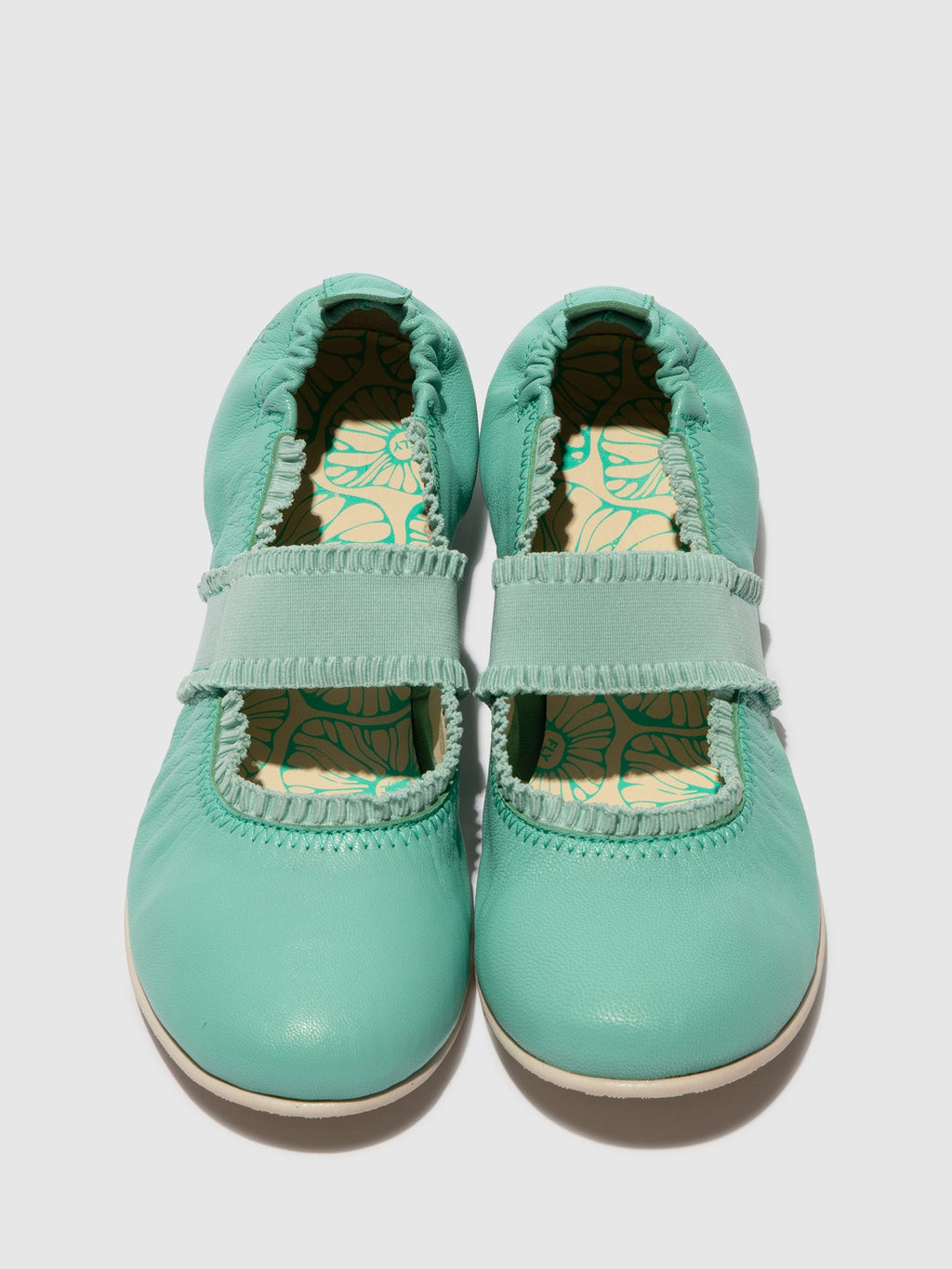 Elasticated Ballerinas GECH253FLY SPEARMINT