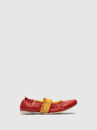 Elastische Ballerinas GECH253FLY DEVIL ROT/GELB