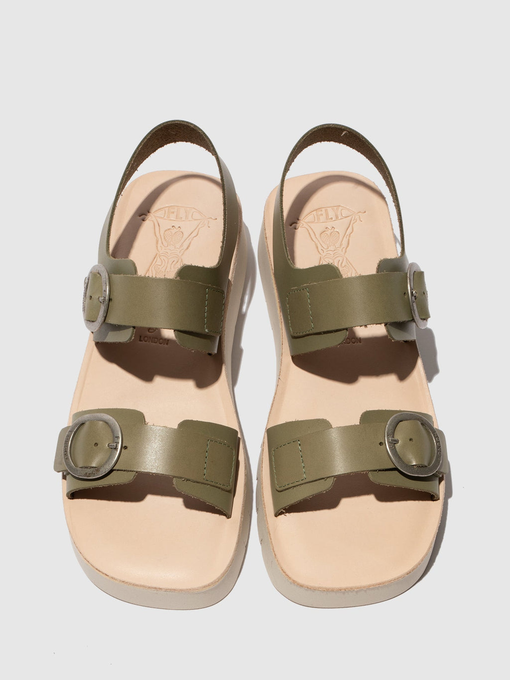 Sling-Back Sandals SOLB260FLY SMOG/NATURAL