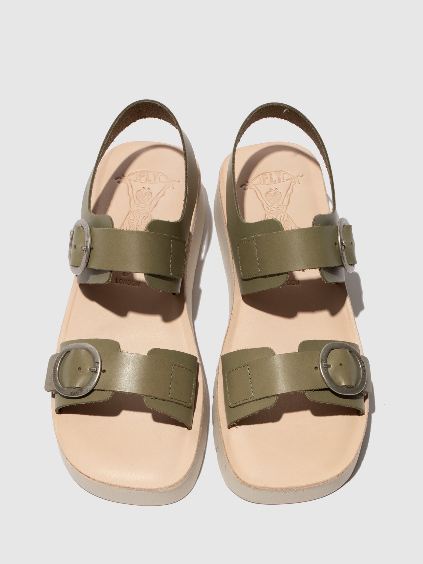 Sling-Back Sandals SOLB260FLY SMOG/NATURAL