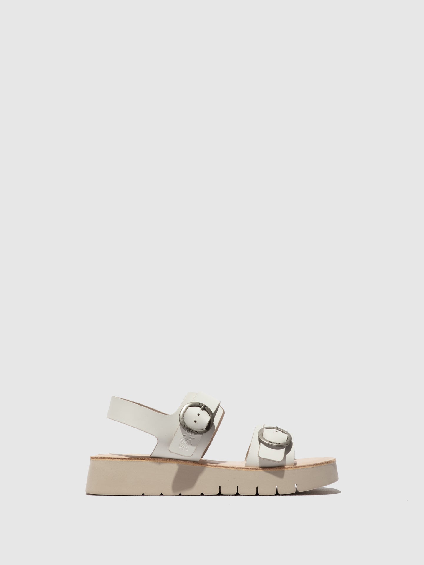 Sling-Back Sandals SOLB260FLY WHITE/NATURAL