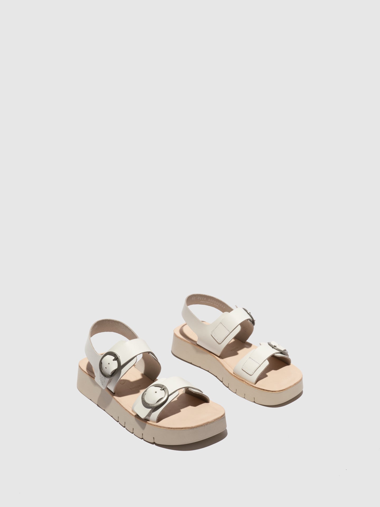 Sling-Back Sandals SOLB260FLY WHITE/NATURAL
