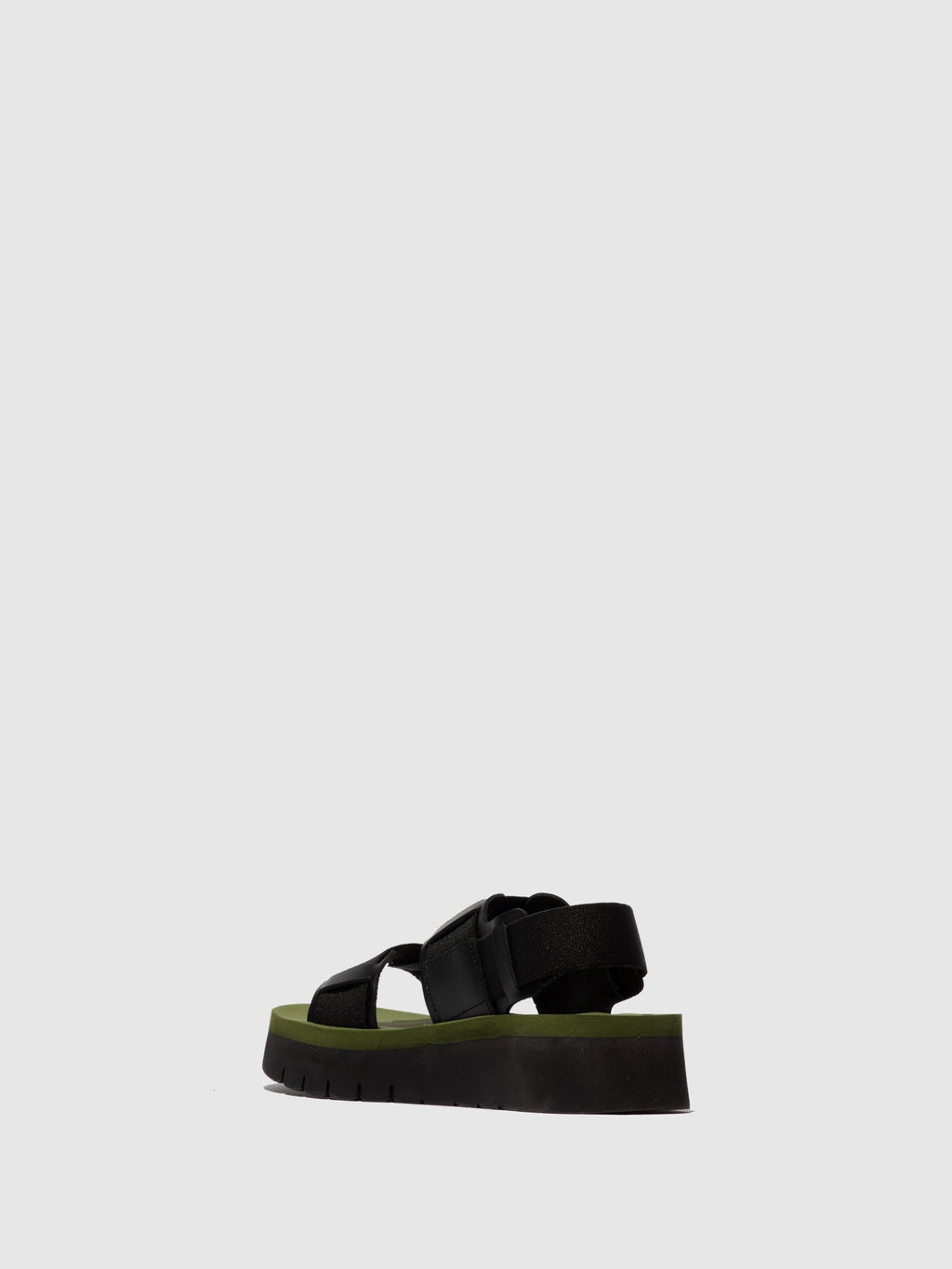 Sling-Back Sandals SORU277FLY BLACK/BLACK/ARMY GREEN